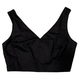 Kate Spade Saturday Black Crop Top size XL